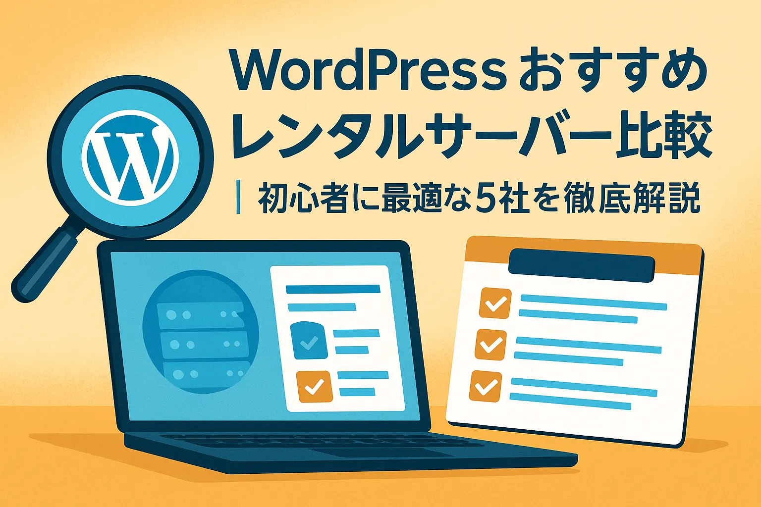 WordPressおすすめレンタルサーバー比較｜初心者に最適な5社を徹底解説